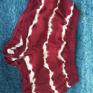 Tie dye flouncy flowy shorts